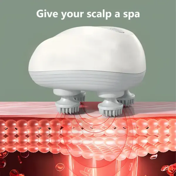 Invigo_Electric_Head_Scalp_Massager_Advance_Red_Light_Therapy_96_Kneading_Point_3_Speed_Mode_White