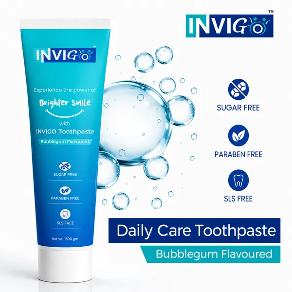 Invigo_Bubblegum_Flavored_Toothpaste_100_Gm_Pack_Of_2