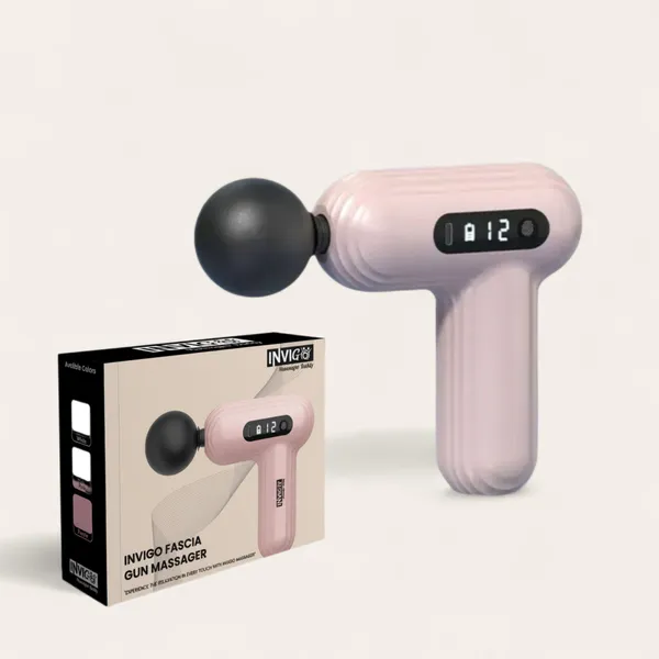 Invigo_Fascia_Gun_Massager_12_Speed_Modes_With_4_Heads_And_Lcd_Touch_Screen_Display_Pink