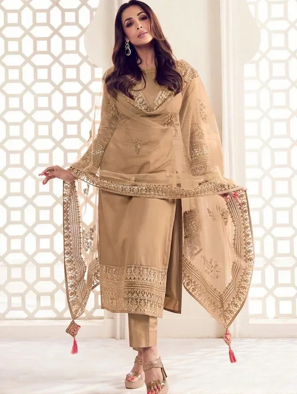 Beige_Georgette_Embroidered_Anarkali_Suit_Set_For_Women