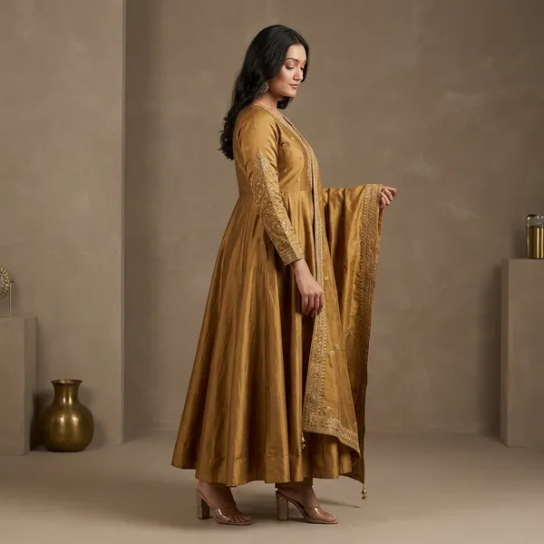 Golden_Embroidered_Anarkali_Kurta_Set_With_Dupatta_For_Women