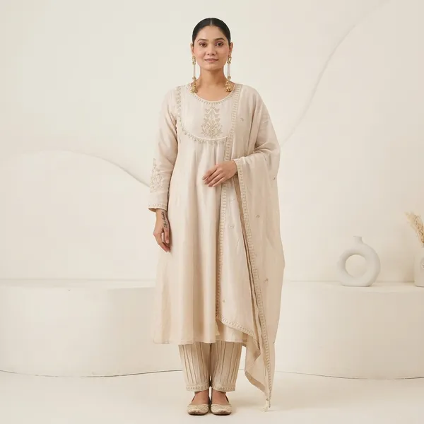 Off_White_Cotton_Embroidered_Kurta_Set_For_Women