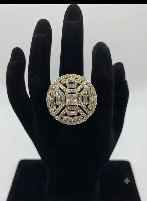Luxury_Floral_Halo_Statement_Ring_for_Women_|_Gold_Plated_Adjustable_Cocktail_Ring_with_Cubic_Zirconia_Stones_|_Designer_Party_Wear_Fashion_Jewelry_|_Free_Size_Ring