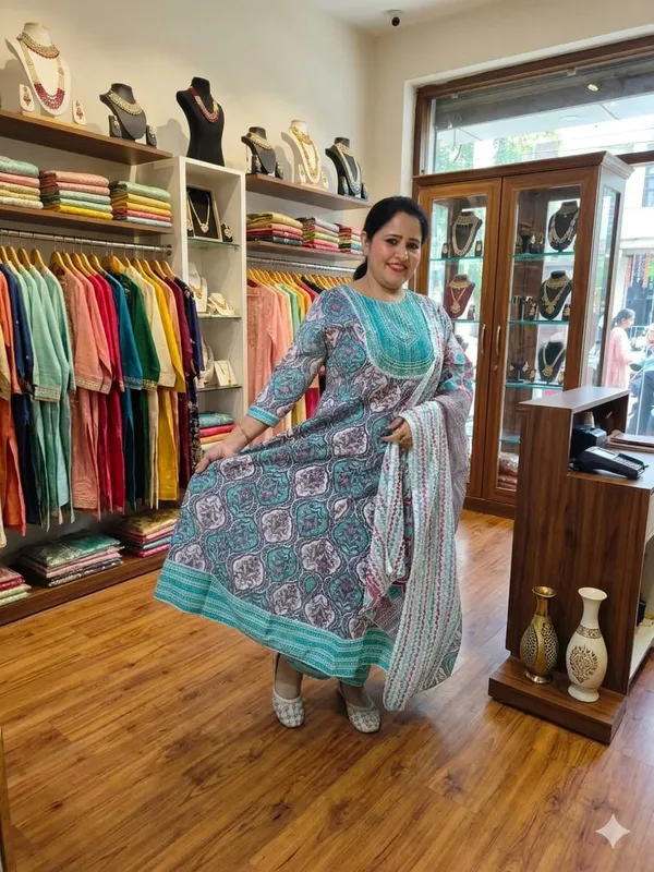 Women__Cotton_Kurti_With_Pant_And_Dupatta_Set