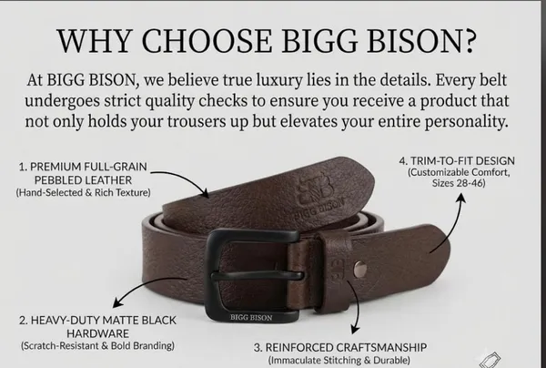 BIGGBISON_"The_Signature"_Premium_Brown_Leather_Belt