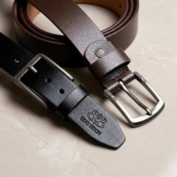 Silver_Buckle_Genuine_Leather_Belt_Duo_–_Black_And_Brown