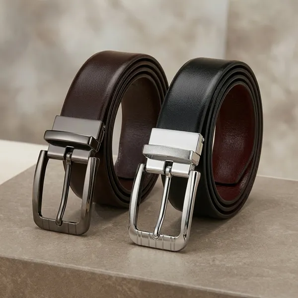 Italian_Style_Black_Genuine_Leather_Belt_Duo_–_Reversible_And_Silver_Buckle