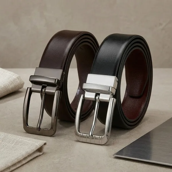 Italian_Style_Black_Genuine_Leather_Belt_Duo_–_Reversible_And_Silver_Buckle