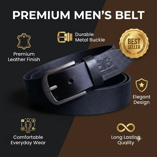 Black_Genuine_Leather_Textured_Matte_Buckle_Belt_For_Men