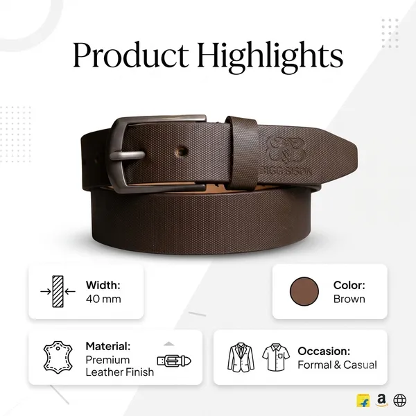 Brown_Genuine_Leather_Textured_Grain_Metal_Buckle_Belt_For_Men