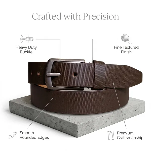Brown_Genuine_Leather_Textured_Grain_Metal_Buckle_Belt_For_Men