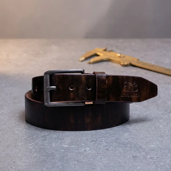 Brown_Genuine_Leather_Textured_Metal_Buckle_Belt_For_Men