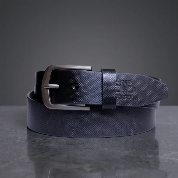 Black_Genuine_Leather_Textured_Matte_Buckle_Belt_For_Men