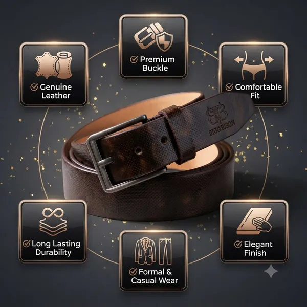 Brown_Genuine_Leather_Textured_Metal_Buckle_Belt_For_Men