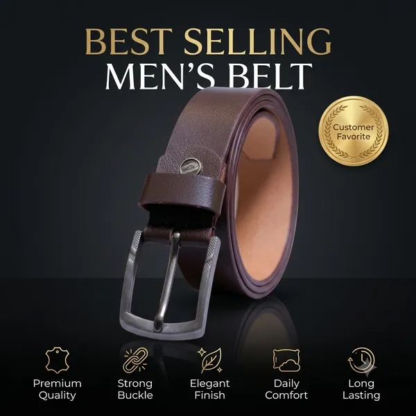 Brown_Genuine_Leather_Classic_Metal_Buckle_Belt_For_Men
