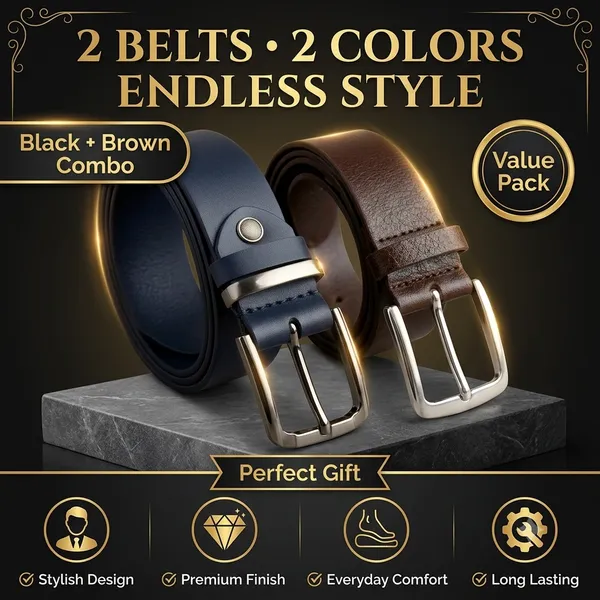 Grain_Genuine_Leather_Metal_Buckle_Belt_Duo_–_Black_And_Brown