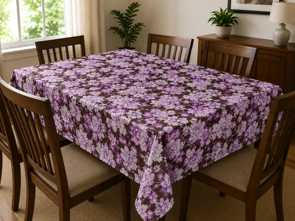 Wowhome_Everyday_Dining_Table_Cover_|_Waterproof_|_4-6-8_Seater_|_Royal_Lavender_Bloom_Print
