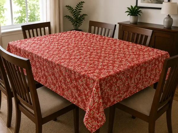 Wowhome_Everyday_Dining_Table_Cover_|_Waterproof_|_4-6-8_Seater_|_Coral_Floral