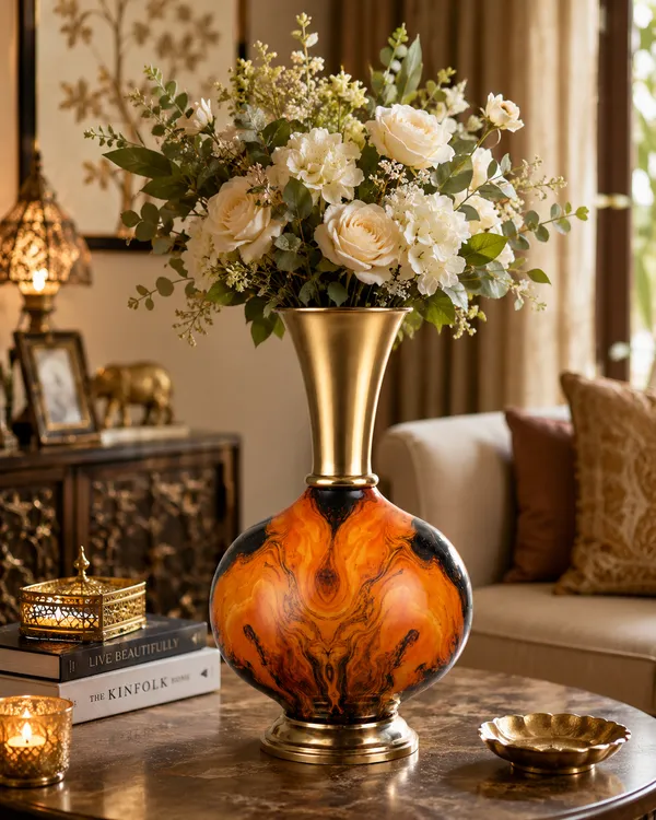 Multicoloured_Brass_Finish_Premium_Vase_For_Decorative_Accent
