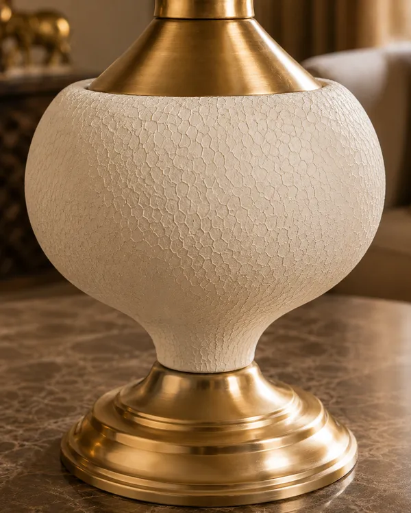 Premium_Brass_Metal_Finish_and_White_Textured_Table_Lamp_For_Bedside_Lighting