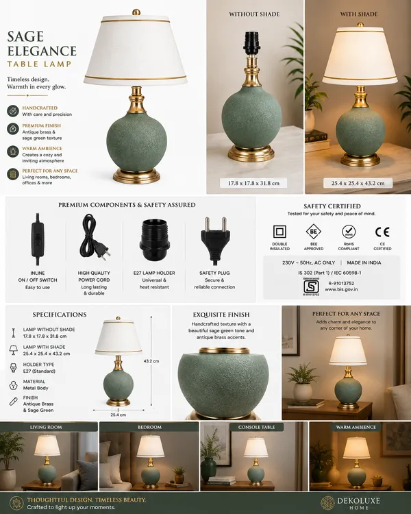 Premium_Green_Textured_Brass_Finish_Table_Lamp_For_Bedroom_Decor