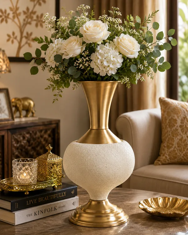 Premium_Brass_Metal_Finish_and_White_Textured_Table_Lamp_For_Bedside_Lighting