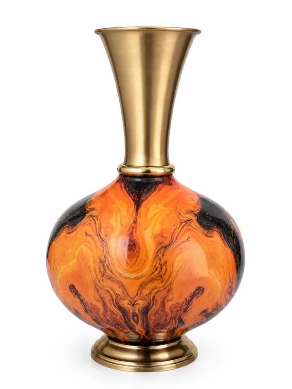 Multicoloured_Brass_Finish_Premium_Vase_For_Decorative_Accent