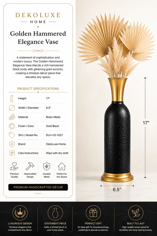 Black_Textured_Premium_Metal_Vase_For_Modern_Home_Decor