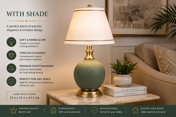 Premium_Green_Textured_Brass_Finish_Table_Lamp_For_Bedroom_Decor