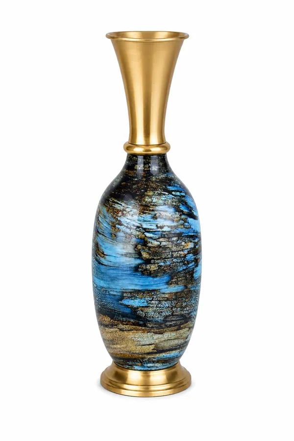 Multicoloured_Brass_Finish_Premium_Vase_For_Living_Room_Decor