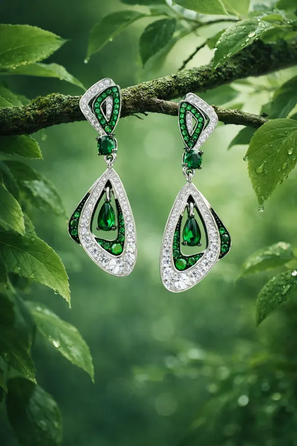 Super_Luxury_green_emerald_Earrings