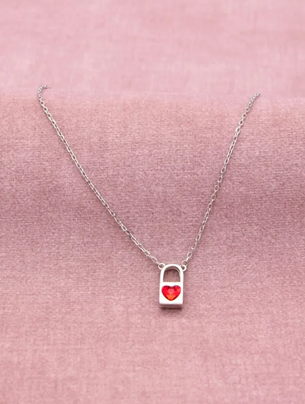 Heart_And_Lock._Dual_Side_(3_in_1)_pendant_with_FREE_Pendant_Chain