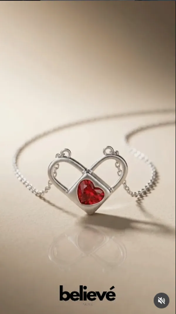Heart_And_Lock._Dual_Side_(3_in_1)_pendant_with_FREE_Pendant_Chain