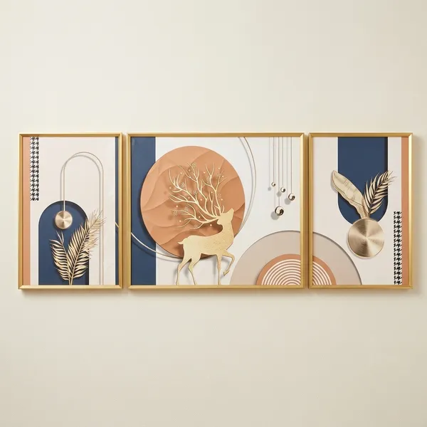 Gold_Navy_Blue_Abstract_Geometric_Canvas_Wall_Art_Set_Of_3