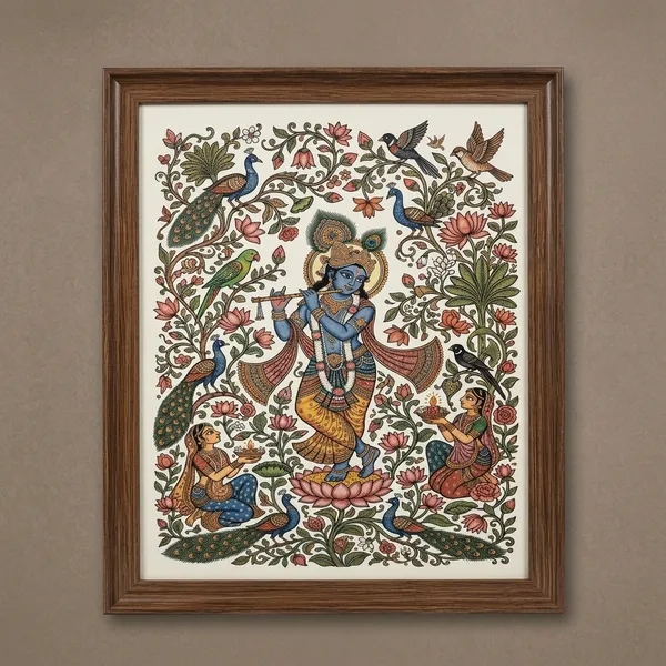 Traditional_Indian_Madhubani_Art_Framed_Painting