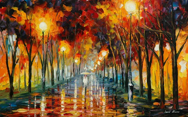 Vibrant_Autumn_Evening_Palette_Knife_Painting_Wall_Art_