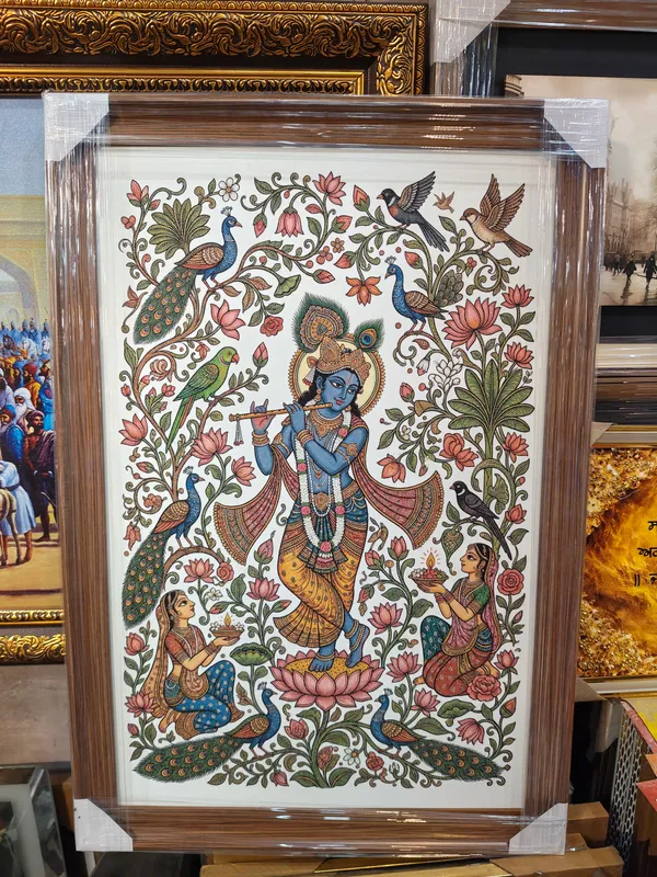 Traditional_Indian_Madhubani_Art_Framed_Painting