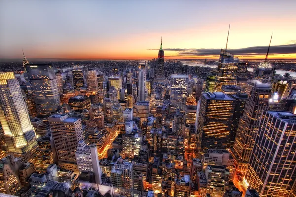 City_Skyline_At_Sunset_Panorama_Wall_Art