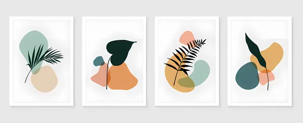 Abstract_Botanical_Wall_Art_Print_Set_Of_4_For_Home_Decor