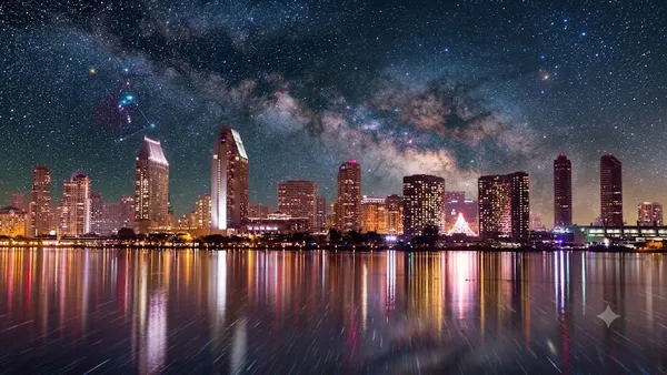 Cityscape_Night_Skyline_Waterfront_Photograph