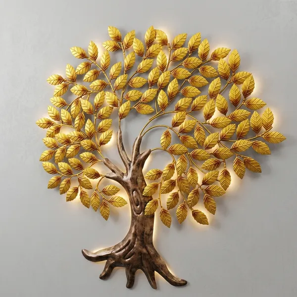 Golden_Leaf_Tree_Metal_Wall_Art_Decor_With_Backlight