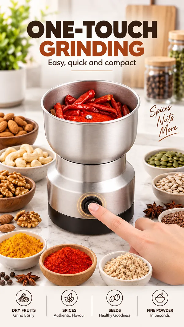 ORIGINAL_MINI_PORTABLE_GRINDER_FOR_MULTIPURPOSES_WITH_1_MTR_WINE_USE_FOR_GRIND_SPICES,COFFEE_BEANS,MASALA,BEANS_TO_POWDER,NUTS,GREEN_VEGGIES_TO_GRAVY_CHUTNEY