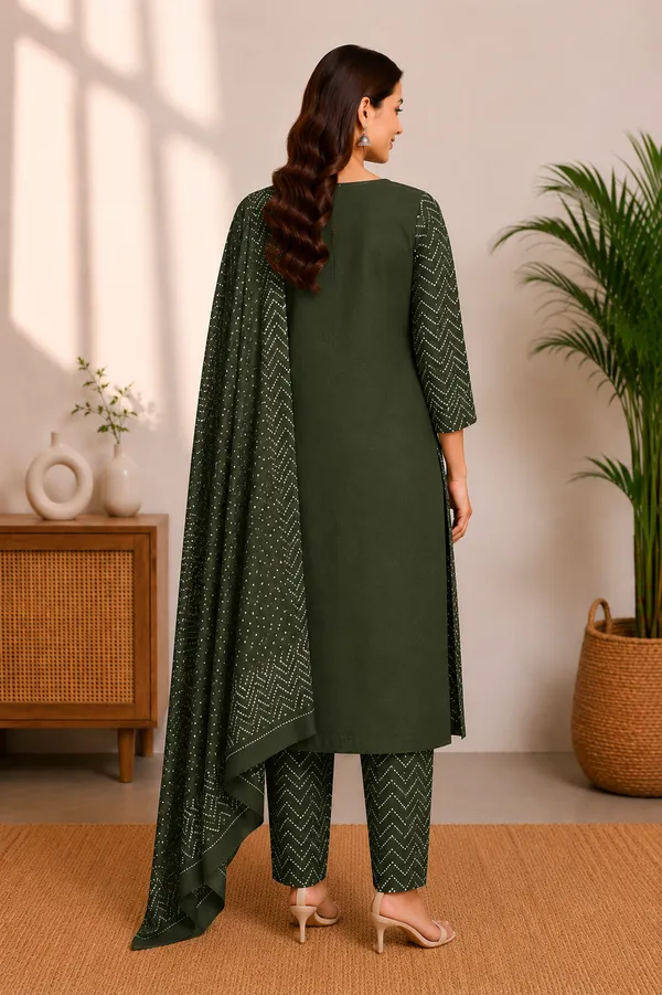 Green_Cotton_Premium_And_Elegant_Kurta_Set_With_Dupatta_For_Women