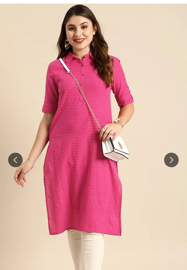 Pink_Cotton_Premium_And_Elegant_Kurta_For_Women