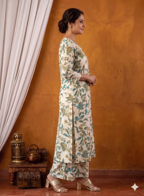 Off_White_And_Blue_Cotton_Premium_And_Elegant_Kurta_Palazzo_Set_For_Women