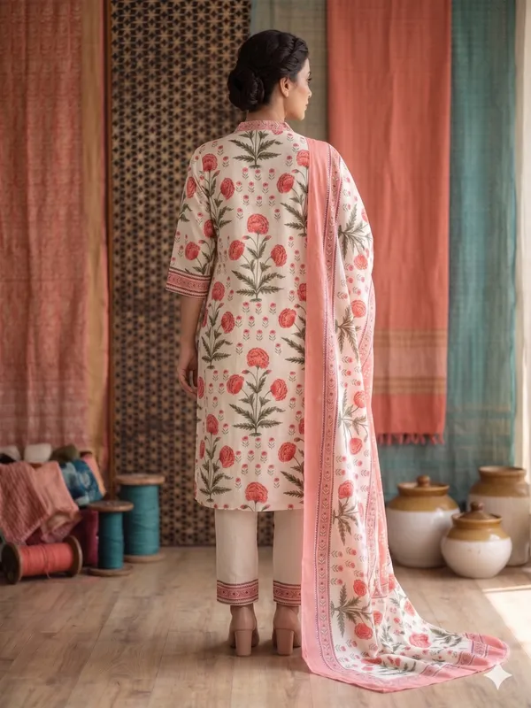 Pink_Cotton_Premium_And_Elegant_Kurta_Set_For_Women