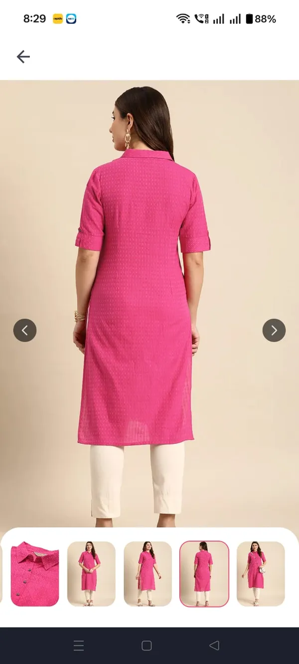 Pink_Cotton_Premium_And_Elegant_Kurta_For_Women