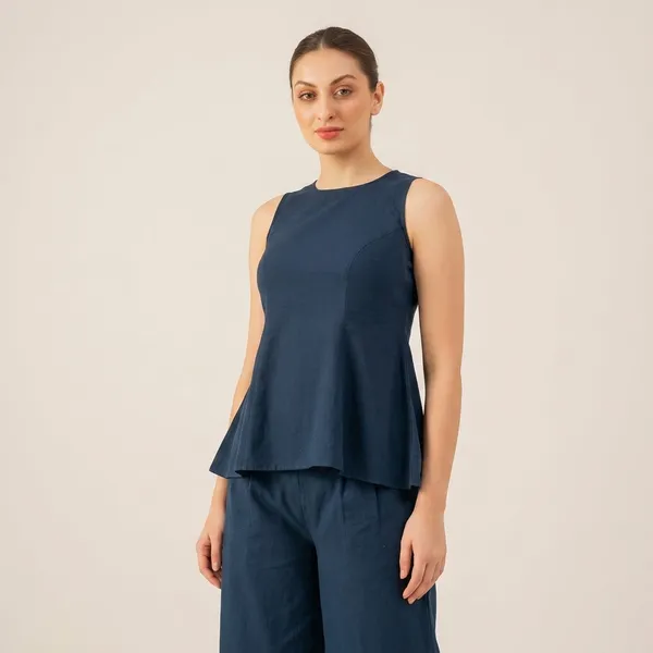 Navy_Blue_Cotton_Premium_And_Elegant_Co-Ord_Set_For_Women