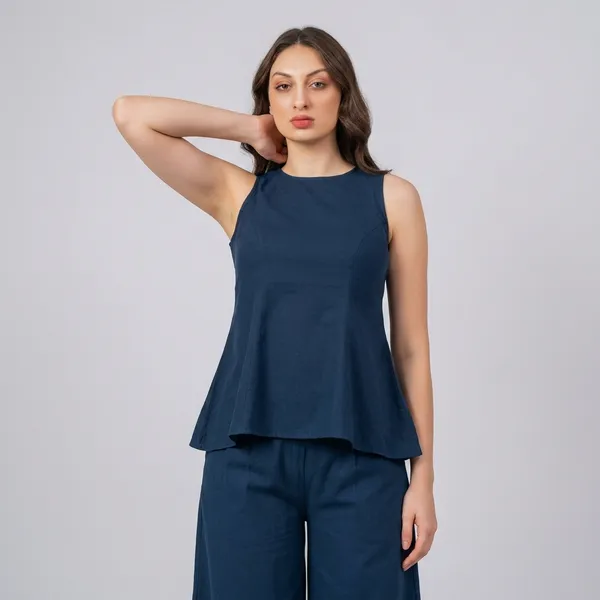 Navy_Blue_Cotton_Premium_And_Elegant_Co-Ord_Set_For_Women