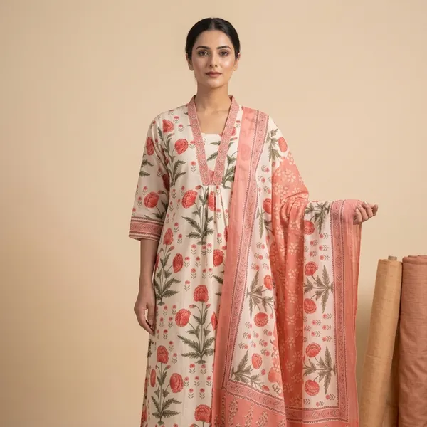 Pink_Cotton_Premium_And_Elegant_Kurta_Set_For_Women